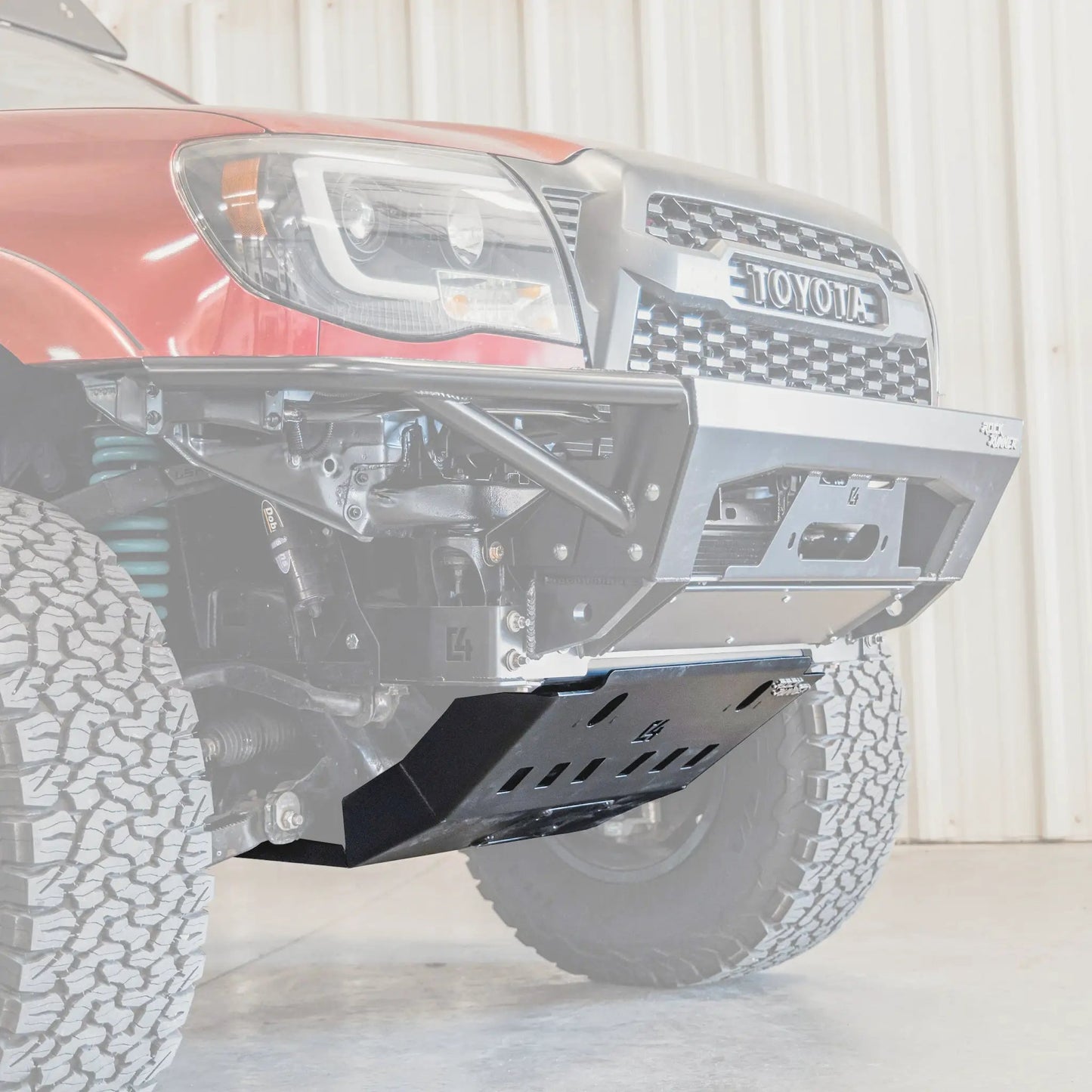 C4 Fabrication Tacoma Rock Runner Front Skid Plate w/Cross Member Delete/ 2nd Gen / 2005-2015 by C4 Fabrication
