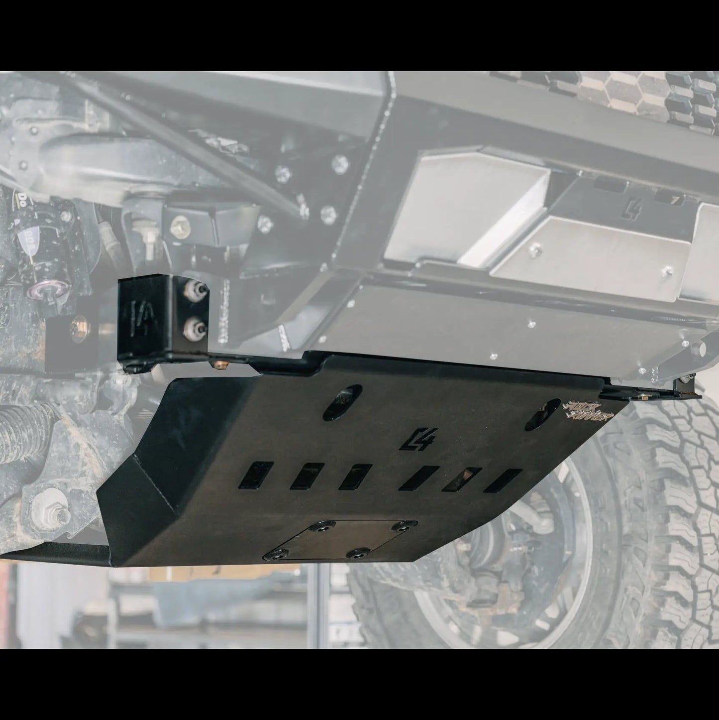 C4 Fabrication Tacoma Rock Runner Front Skid Plate w/Cross Member Delete/ 3rd Gen / 2016-2023 by C4 Fabrication