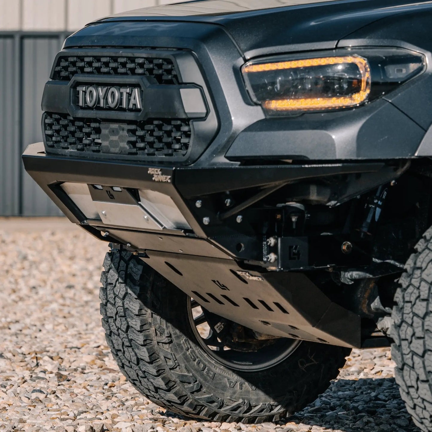 C4 Fabrication Tacoma Rock Runner Front Skid Plate w/Cross Member Delete/ 3rd Gen / 2016-2023 by C4 Fabrication