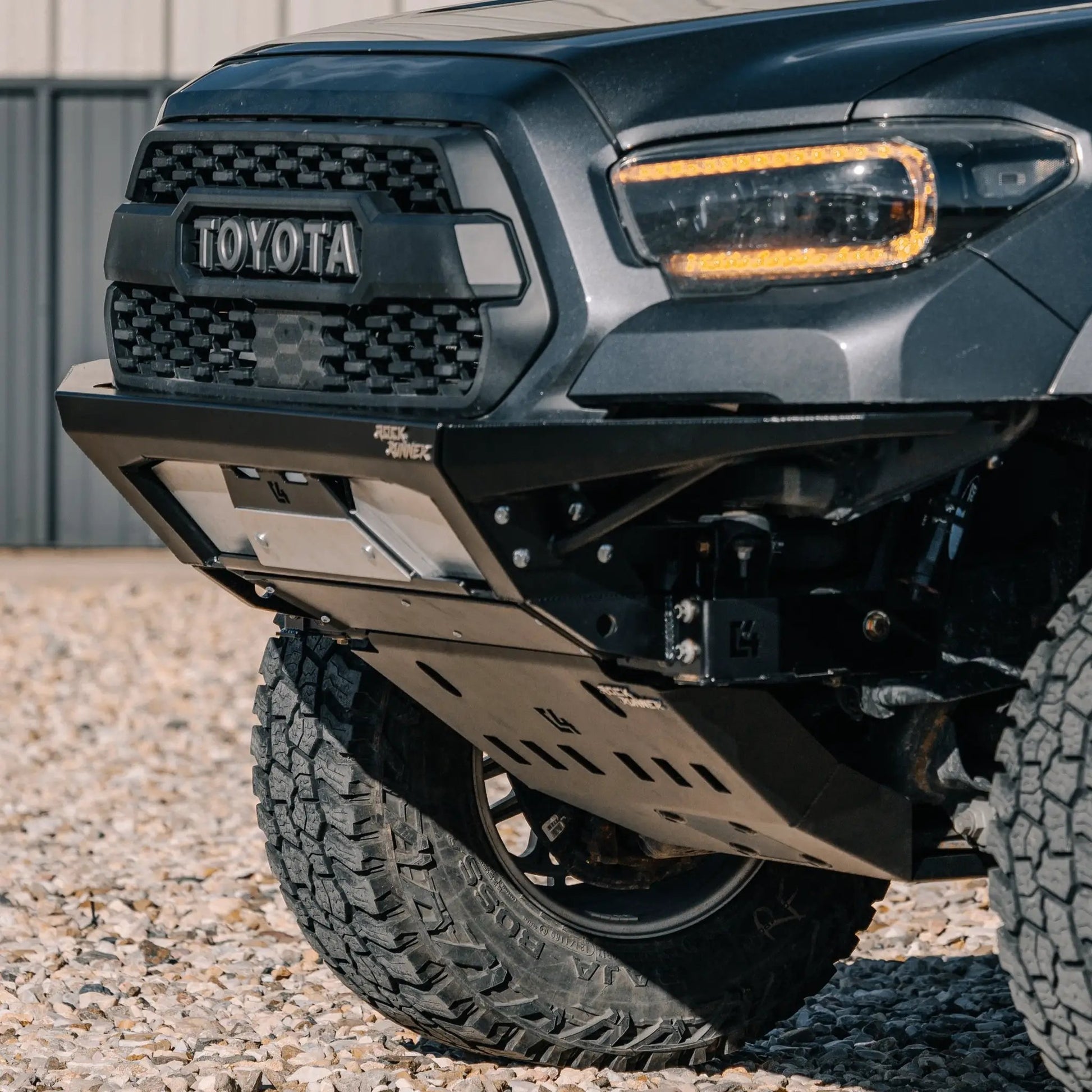 C4 Fabrication Tacoma Rock Runner Front Skid Plate w/Cross Member Delete/ 3rd Gen / 2016-2023 by C4 Fabrication