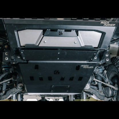 C4 Fabrication Tacoma Rock Runner Front Skid Plate w/Cross Member Delete/ 3rd Gen / 2016-2023 by C4 Fabrication