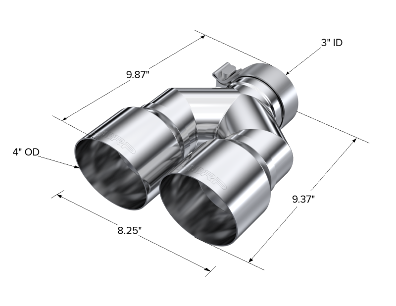 MBRP Univ Exhaust Tips SS
