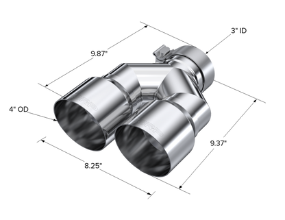 MBRP Univ Exhaust Tips SS