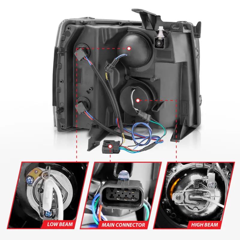 ANZO ANZ LED/Projector Headlights by ANZO