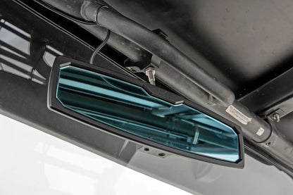 Rough Country UTV Aluminum Rear View Mirror | Dome Light| 12" | 1.75-2" Mount by Rough Country