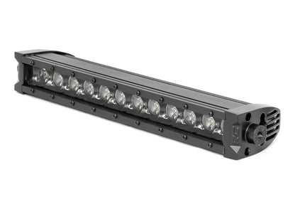 Rough Country 12 Inch Black Series LED Light Bar | Single Row | Amber DRL