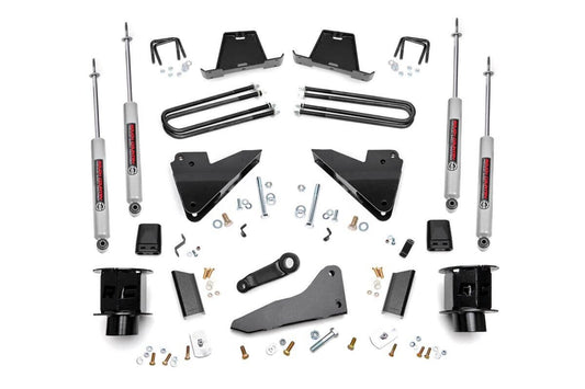 Kit de elevación de 5 pulgadas | Caída de brazo radial | Rueda trasera simple | Ram 3500 4WD (2013-2015)