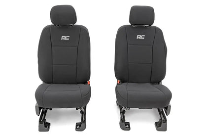 Rough Country Seat Covers | FR Bucket and RR Bench | Ford F-150/Lightning/F-250/F-350 (15-25) by Rough Country