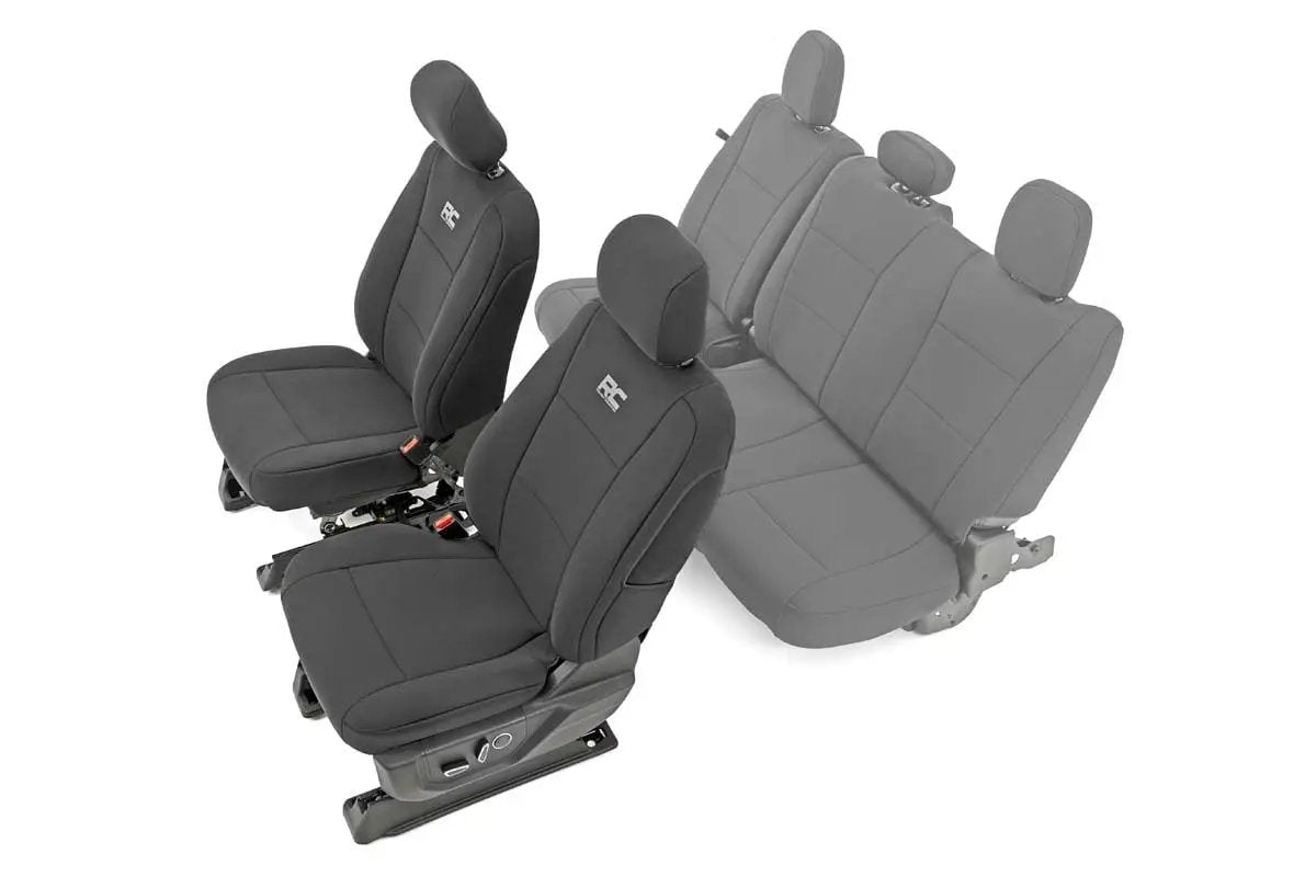 Rough Country Seat Covers | Front Bucket Seats | Ford F-150/Lightning/F-250/F-350 (15-25) by Rough Country