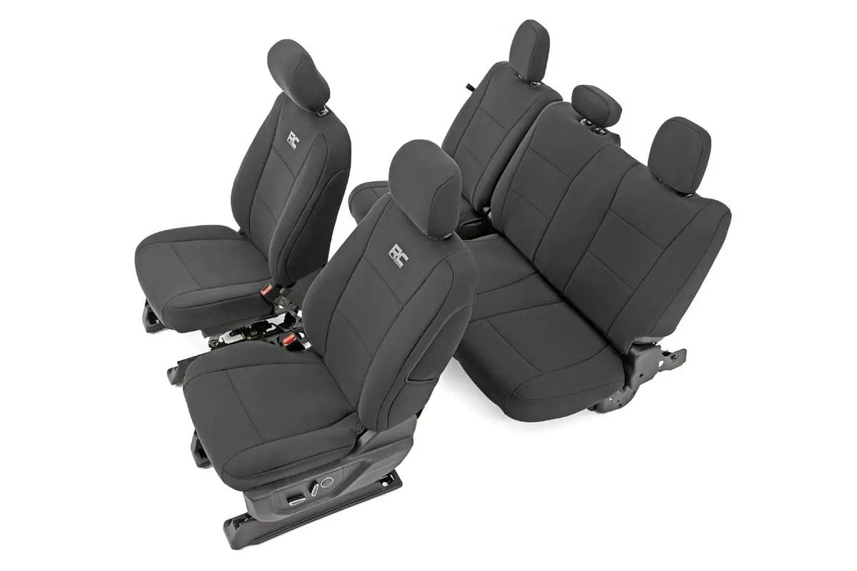 Rough Country Seat Covers | FR Bucket and RR Bench | Ford F-150/Lightning/F-250/F-350 (15-25) by Rough Country