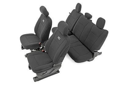 Rough Country Seat Covers | FR Bucket and RR Bench | Ford F-150/Lightning/F-250/F-350 (15-25) by Rough Country