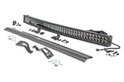 Rough Country LED Light Kit | Front Mount | 40" Black Dual Row | White DRL | Can-Am Commander Max 1000 by Rough Country