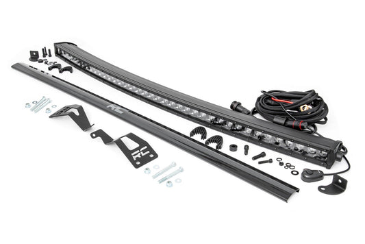 Kit de luces LED | Montaje delantero | 40" negro de una fila | Can-Am Commander Max 1000