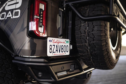 DV8 Offroad DVE License Plate Relocation