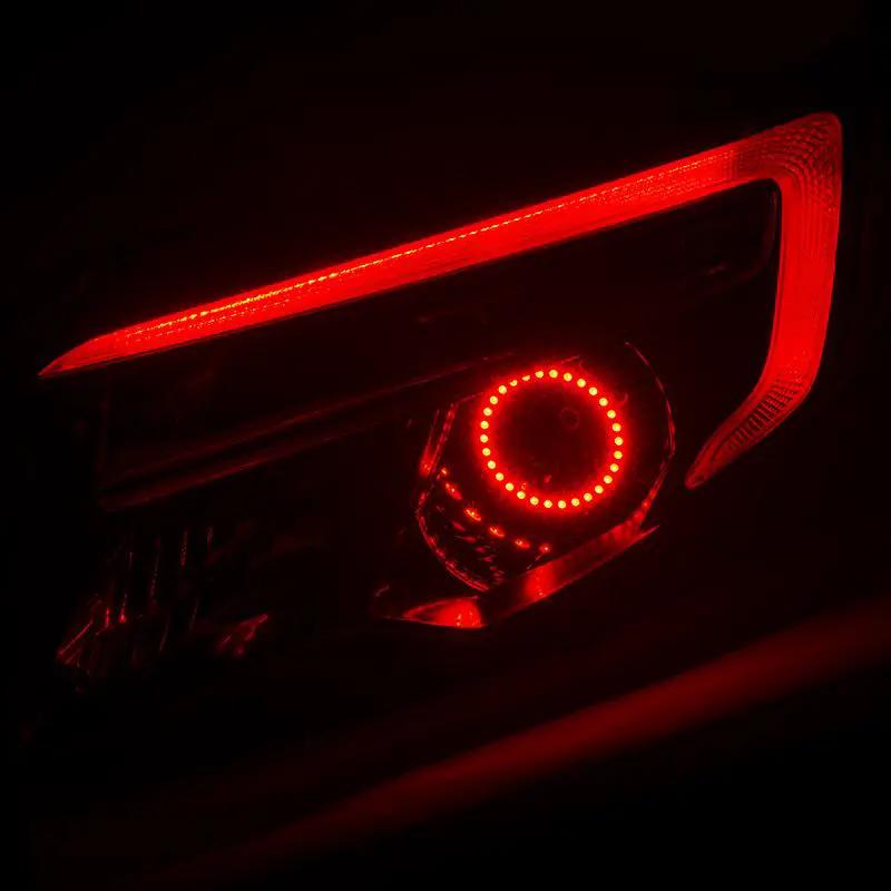Oracle Lighting The halo kit uses an advanced LED chip which provides bright light output yet consumes less power. The kit mounts easily to your headlight housing with the provided 3M adhesive backing. by Oracle Lighting