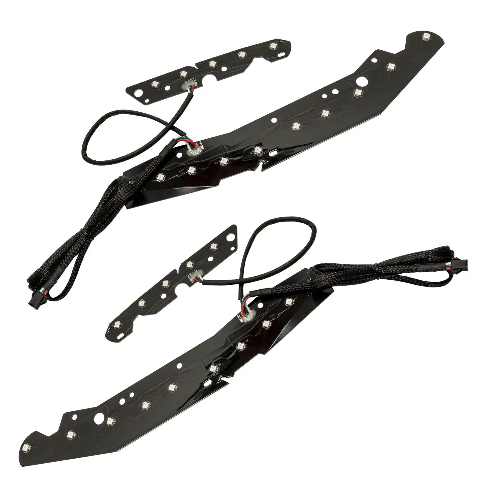 Oracle Lighting This kit comes with fully integrated Amber LED Turn signals that can be wired directly into your factory turn signals. In addition to the pre-programmed features the user can also create custom designs through pixel editing in the app. by Oracle Lighting