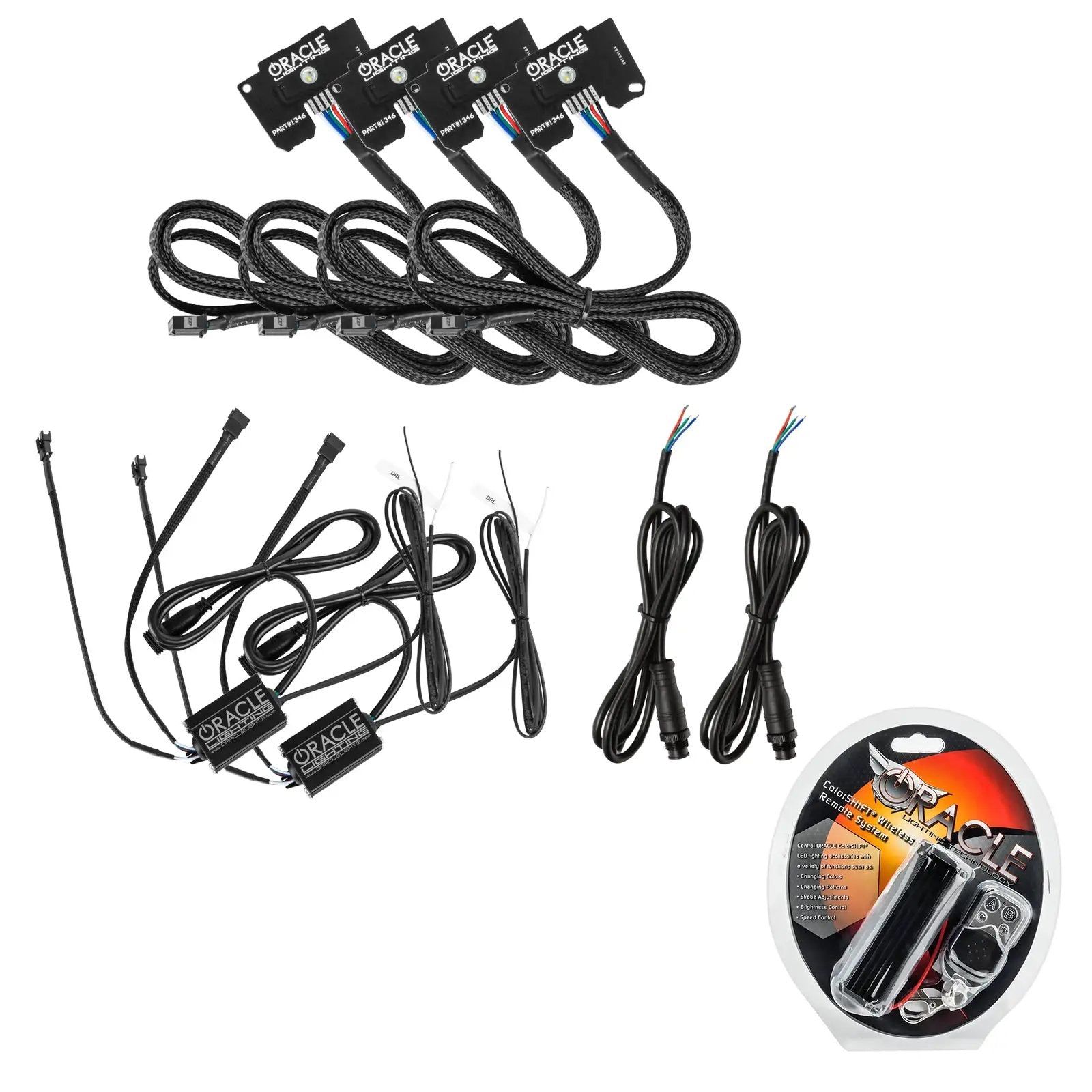 Oracle Lighting Kit includes all components to upgrade the factory headlight DRL. Different controller options provides for different functions. by Oracle Lighting