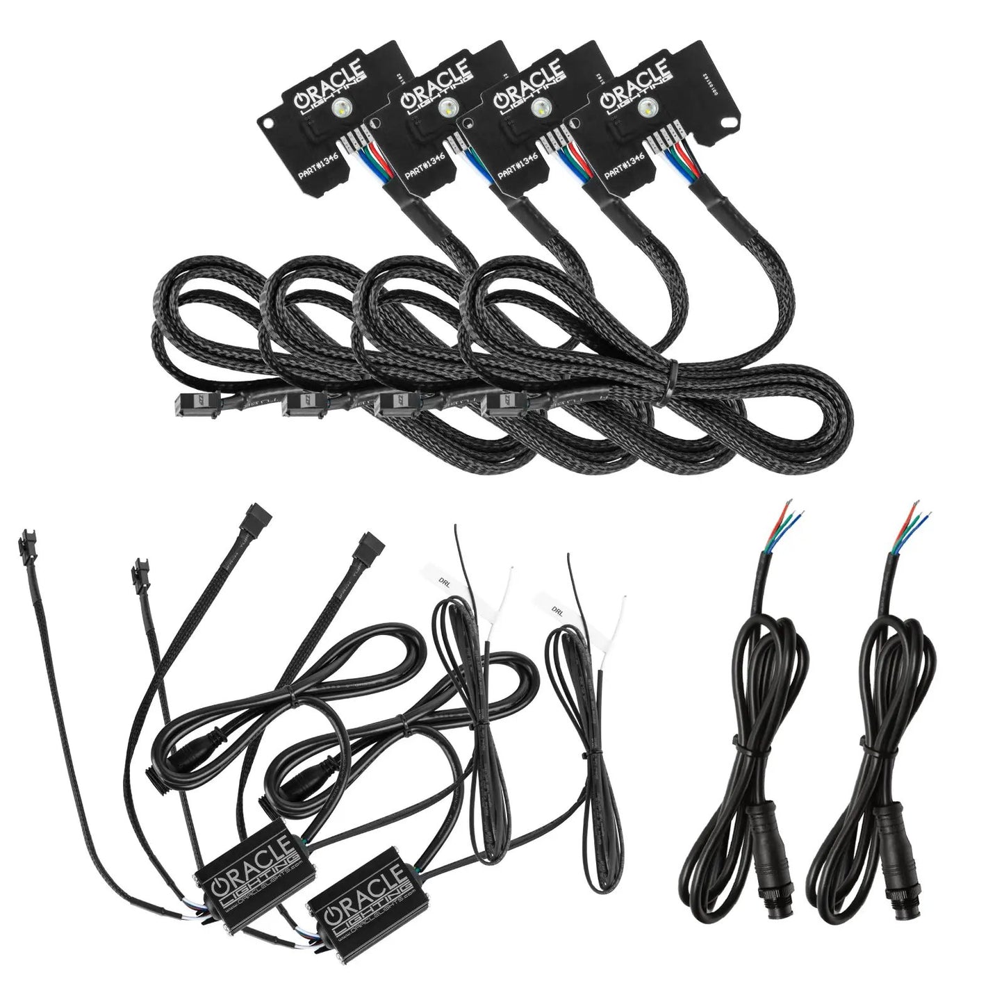 Oracle Lighting Kit includes all components to upgrade the factory headlight DRL. Different controller options provides for different functions. by Oracle Lighting