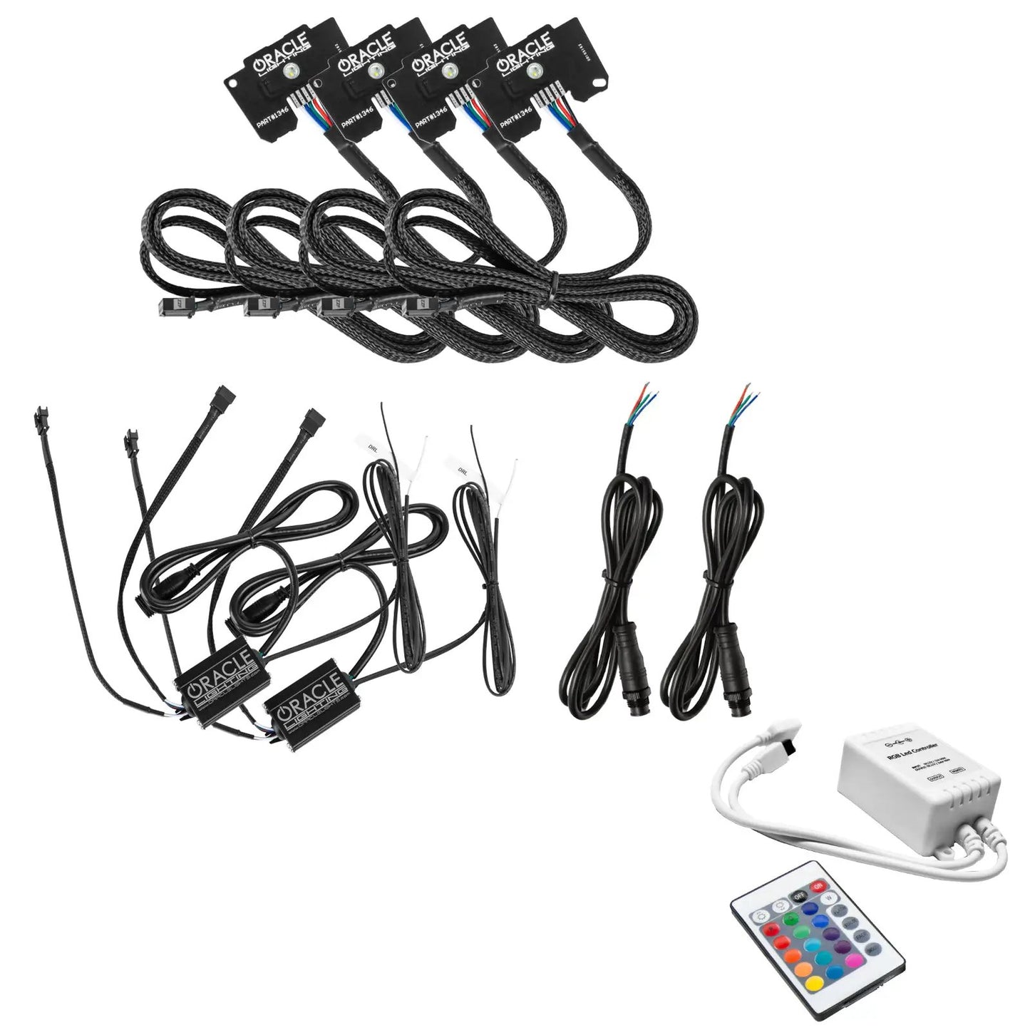 Oracle Lighting Kit includes all components to upgrade the factory headlight DRL. Different controller options provides for different functions. by Oracle Lighting