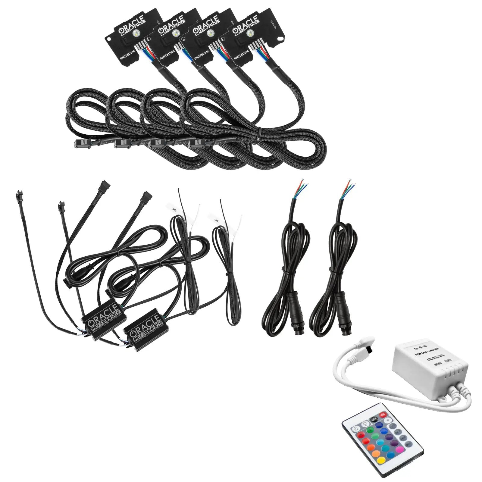 Oracle Lighting Kit includes all components to upgrade the factory headlight DRL. Different controller options provides for different functions. by Oracle Lighting