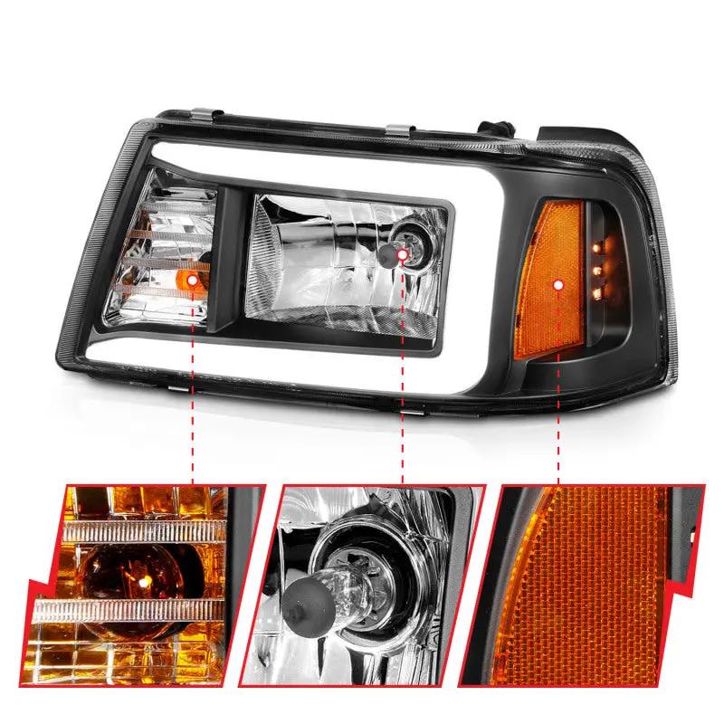 ANZO ANZ Crystal Headlights by ANZO