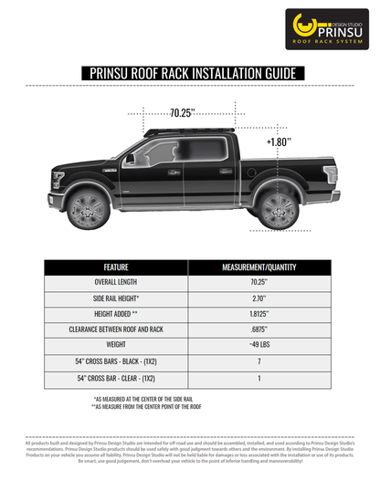CBI Ford Raptor / F150 Prinsu Roof Rack | 2015-2020 by CBI