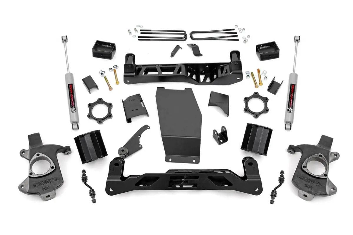 Rough Country 5 Inch Lift Kit | Alum/Stamp Steel | Chevy/GMC 1500 (14-18 & Classic) by Rough Country