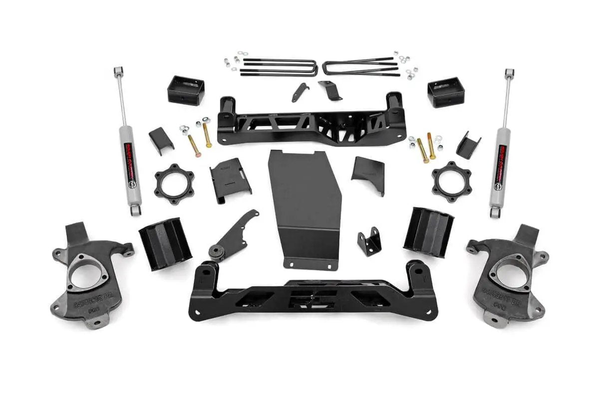 Rough Country 5 Inch Lift Kit | Cast Steel | Chevy/GMC 1500 4WD (14-18 & Classic) by Rough Country