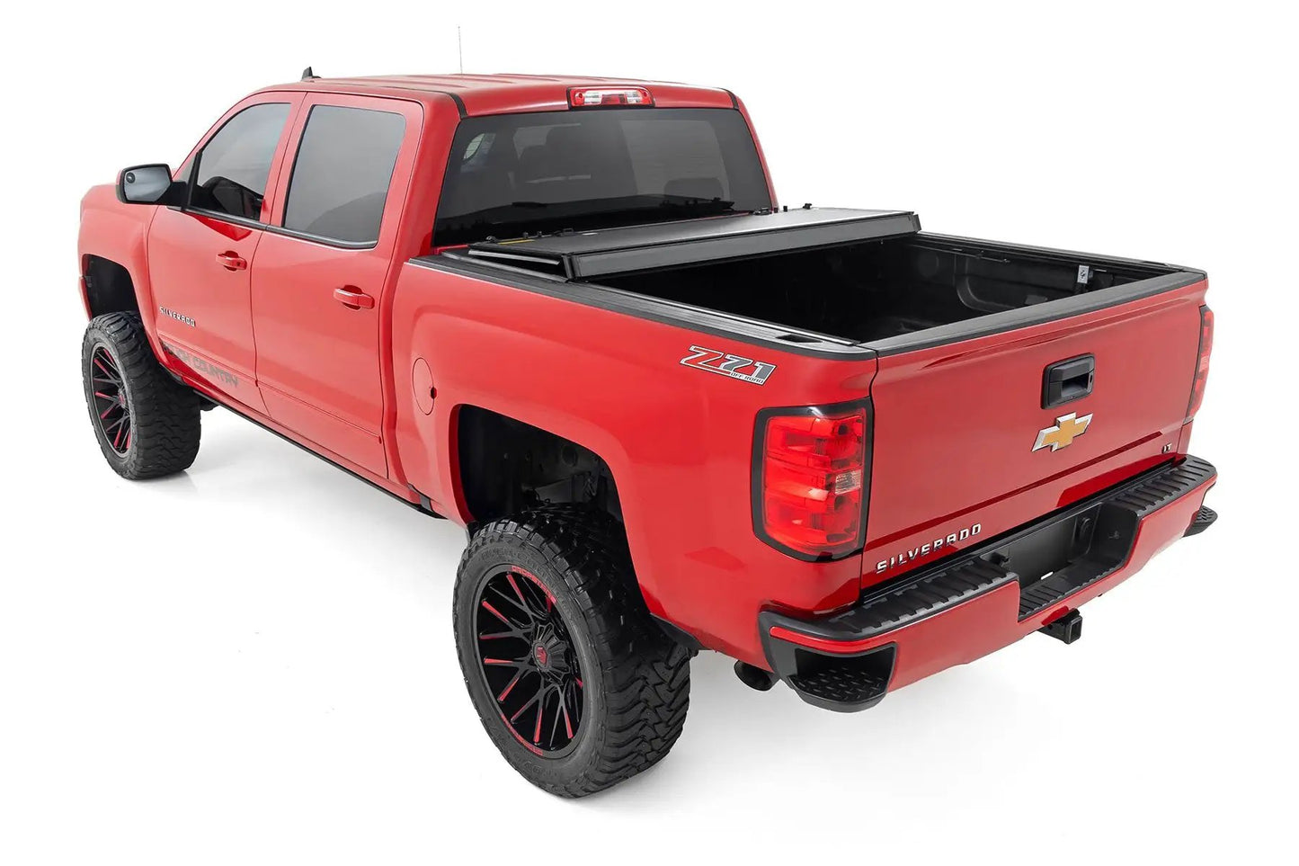 Rough Country Hard Tri-Fold Flip Up Bed Cover | 5'9" Bed | Chevy/GMC 1500 (14-18 & Classic) by Rough Country