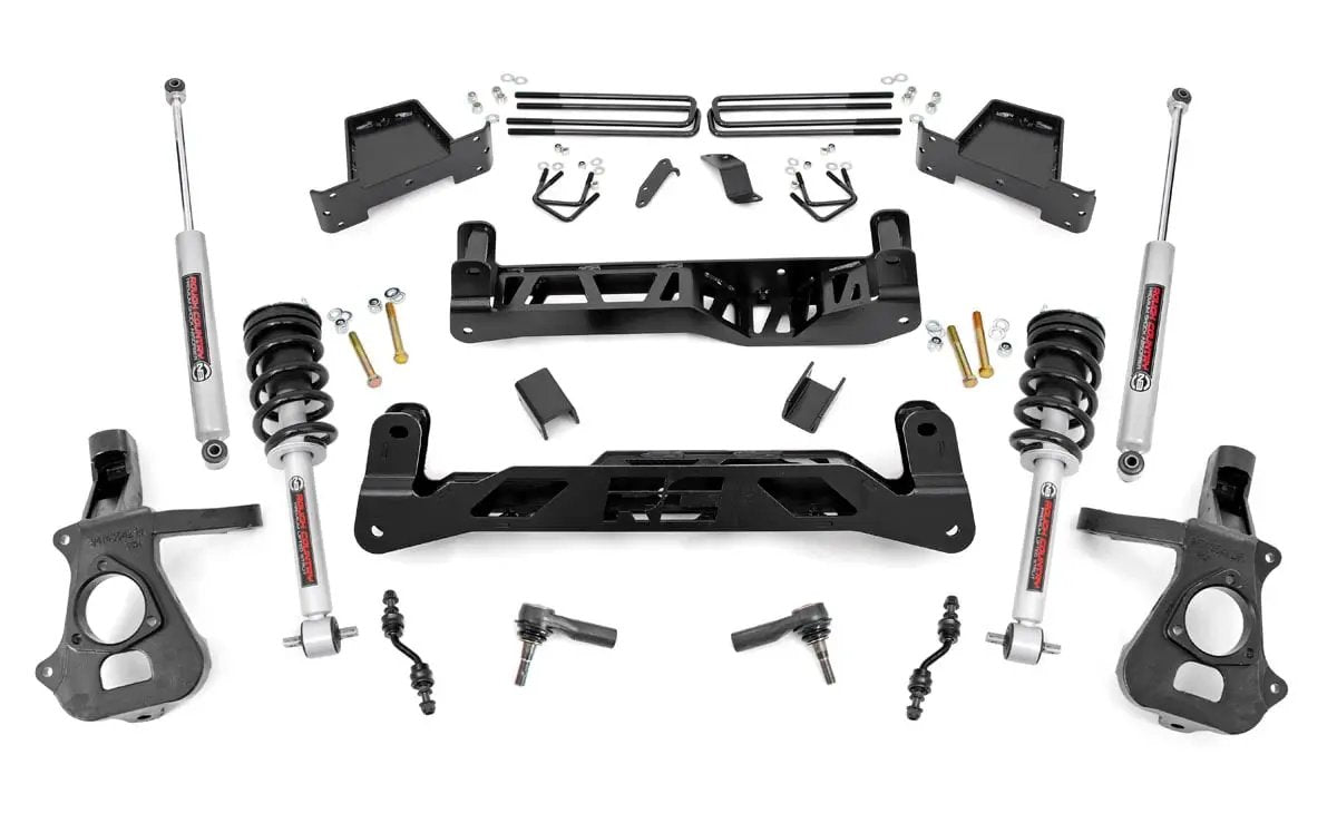 Rough Country 7 Inch Lift Kit | Cast Steel | N3 Struts | Chevy/GMC 1500 (14-18 & Classic) by Rough Country