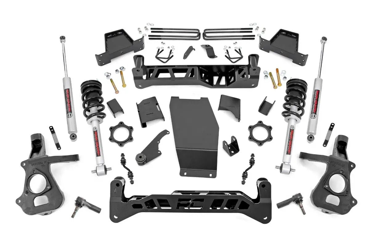 Rough Country 7 Inch Lift Kit | Cast Steel | N3 Struts | Chevy/GMC 1500 (14-18 & Classic) by Rough Country