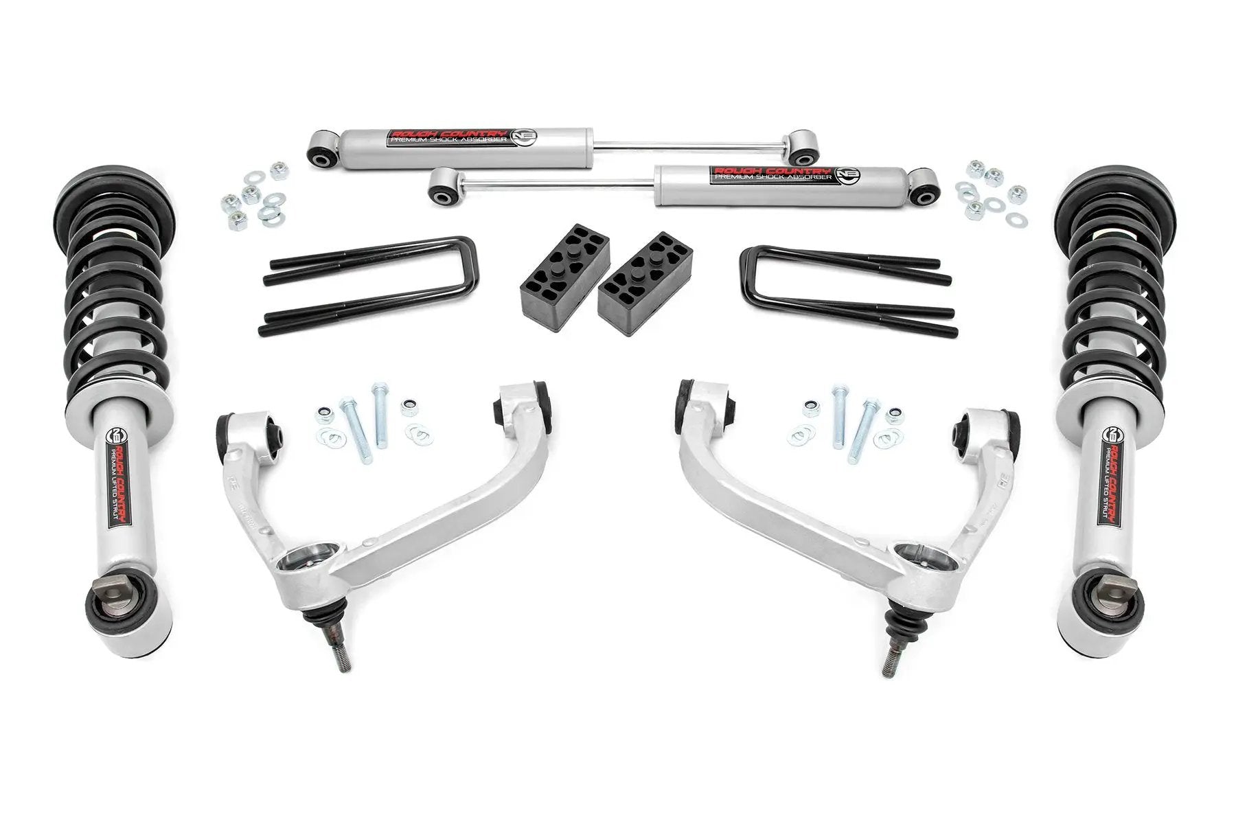 Rough Country 3 Inch Lift Kit | N3 Struts | Ford F-150 4WD (2014-2020) by Rough Country