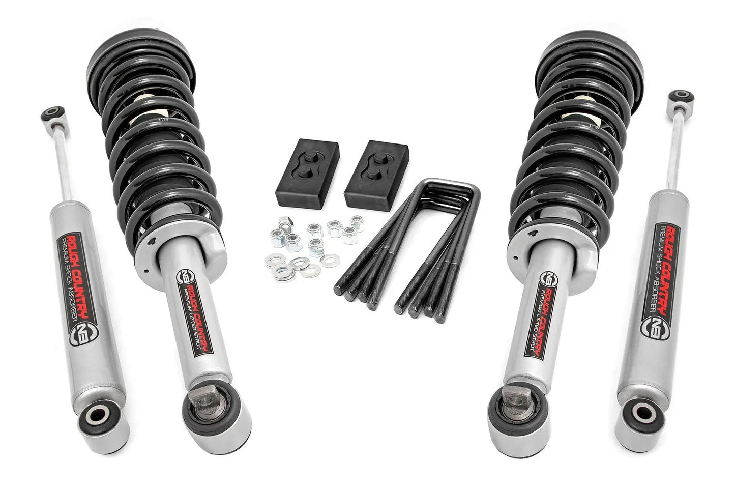 Rough Country 2 Inch Lift Kit | N3 Struts/N3 | Ford F-150 4WD (2021-2025) by Rough Country