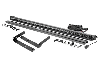 Kit de luces LED de una sola fila de 50" | Serie Negra | Orientación frontal | Kubota RTV-X900/RTV-X1100