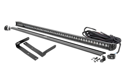 Kit de barra de luces DRL LED negra de una hilera | 50 pulgadas | Kubota RTV-X1120