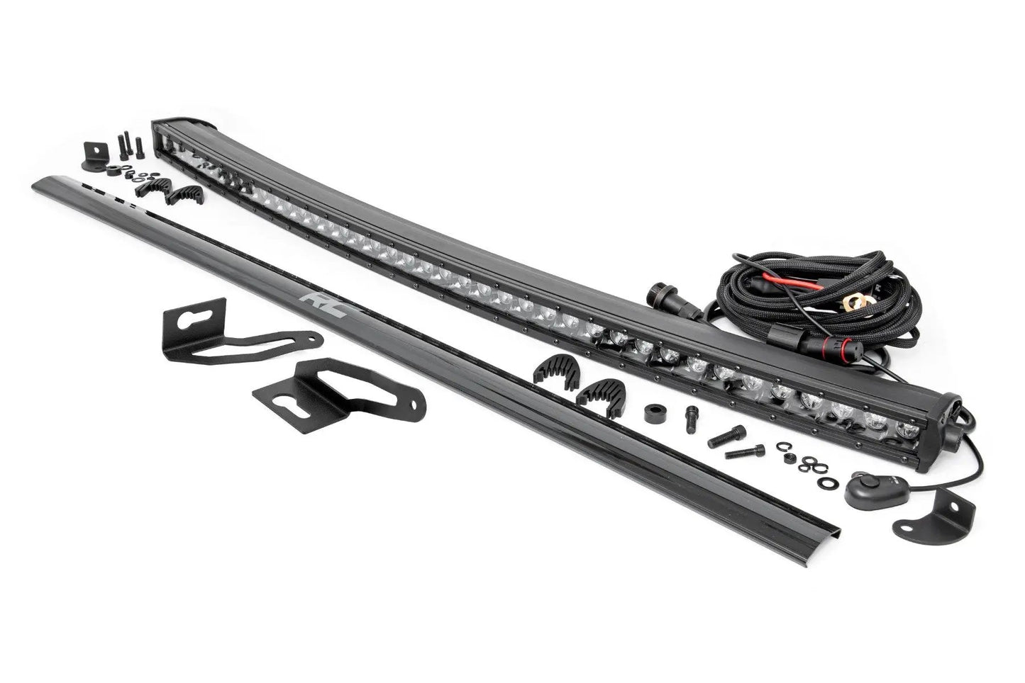 Rough Country LED Light Kit | Roof Mount | 40" Black Single Row | Jeep Cherokee KL (14-23) by Rough Country