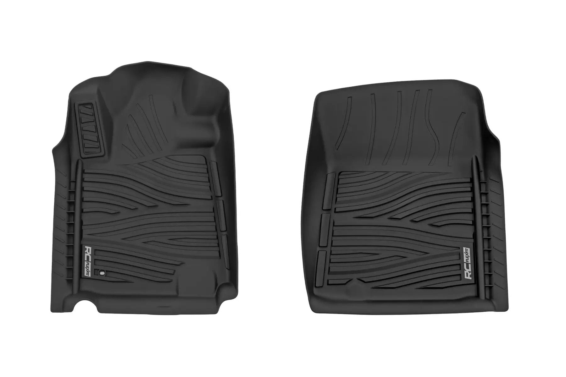 Rough Country Floor Mats | FR | Double Cab | Toyota Tundra 2WD/4WD (2014-2021) by Rough Country