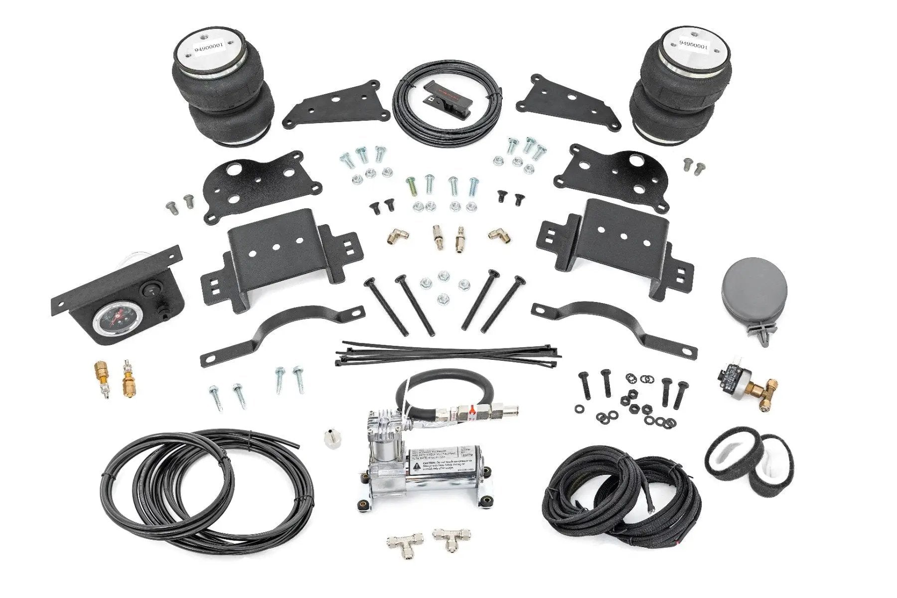 Rough Country Air Spring Kit w/compressor | Ram 2500 4WD (2014-2025) by Rough Country
