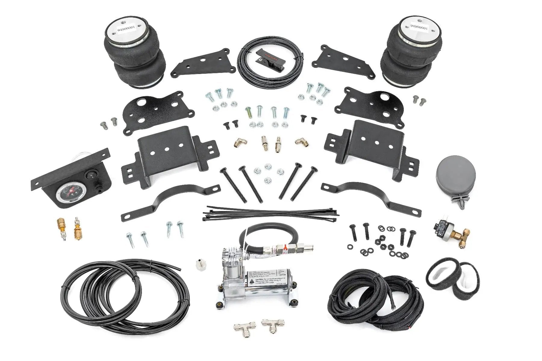 Rough Country Air Spring Kit w/compressor | Ram 2500 2WD (2014-2026) by Rough Country