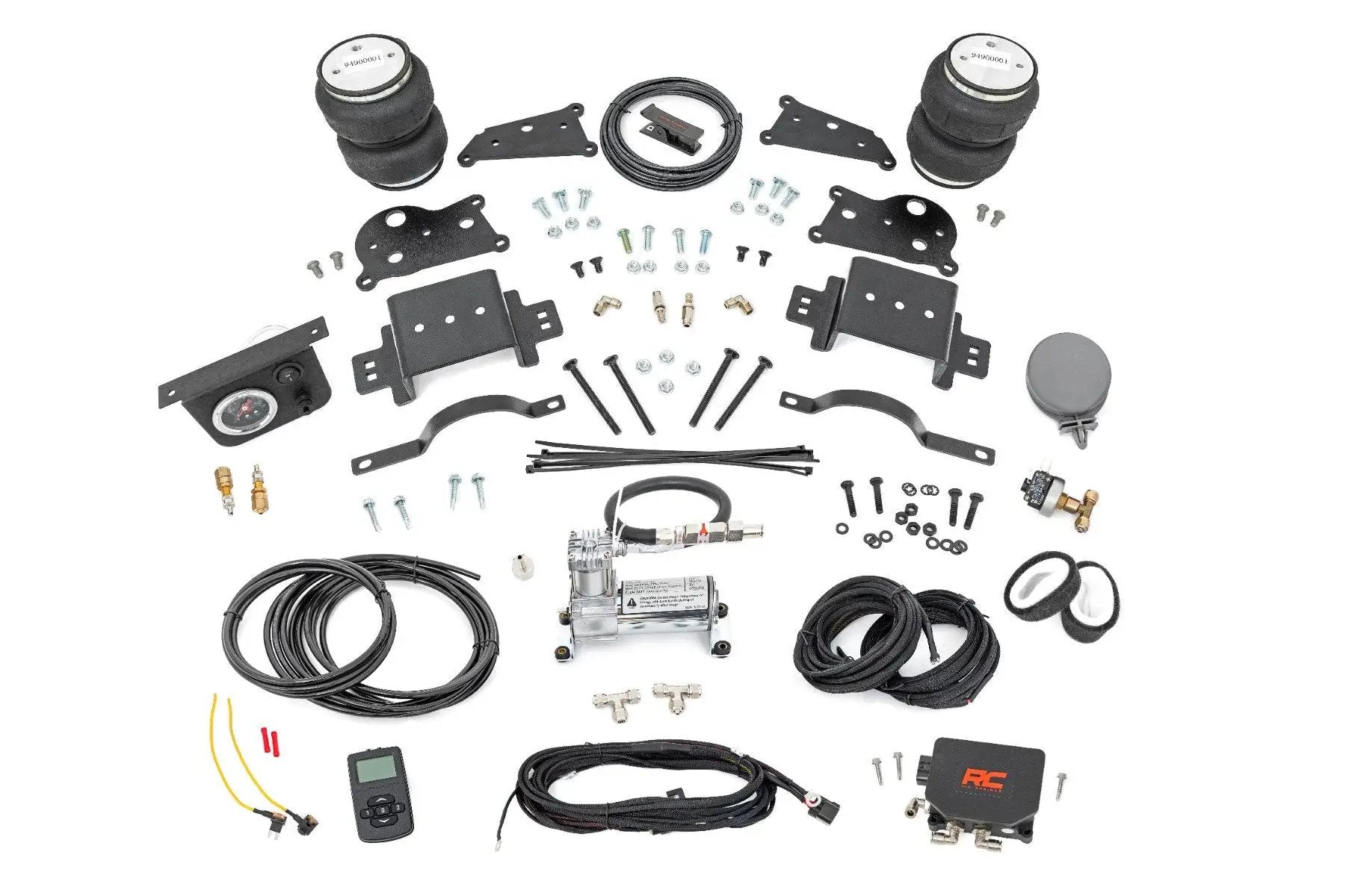 Rough Country Air Spring Kit w/compressor | Wireless Controller | Ram 2500 2WD (2014-2026) by Rough Country