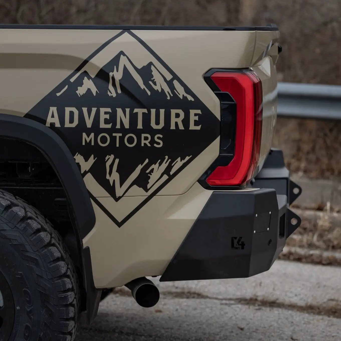 C4 Fabrication Tundra Overland Series Rear Bumper / 3rd Gen / 2022+ by C4 Fabrication