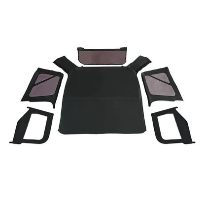 King 4WD Replacement Soft Top With Upper Doors - Black Diamond - TJ by King 4WD