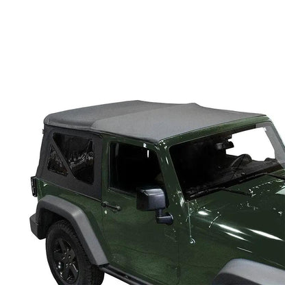 King 4WD Replacement Soft Top - Black Diamond - JK 2 Door 2007-2009 by King 4WD