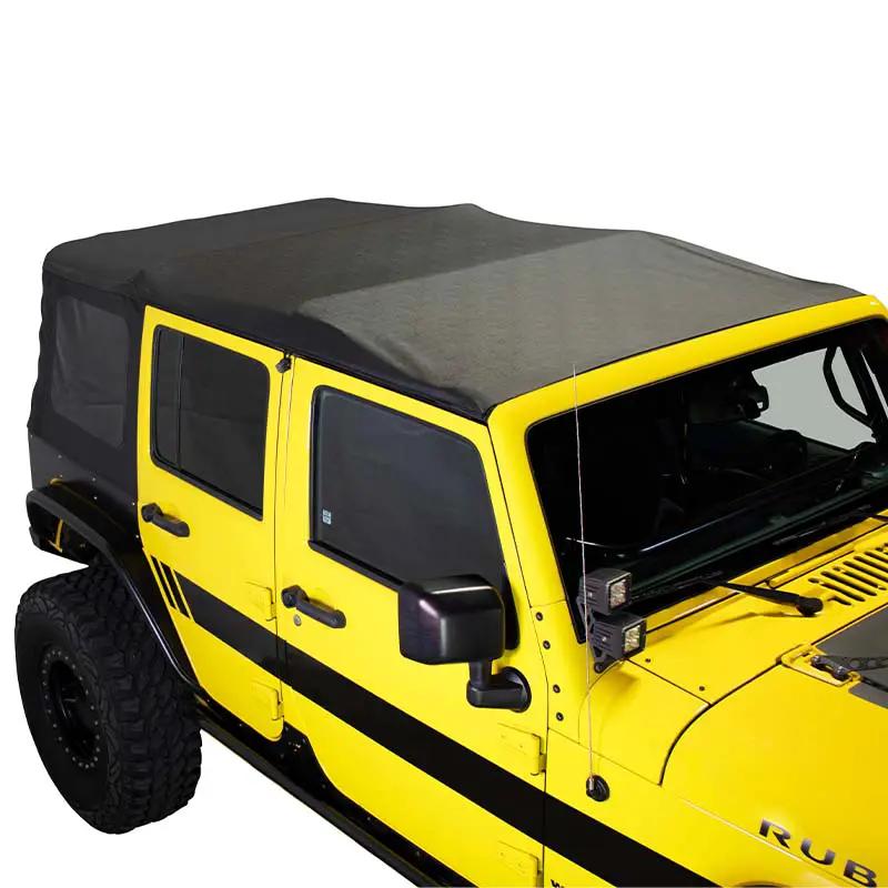 King 4WD Replacement Soft Top - Black Diamond - JK 4 Door by King 4WD
