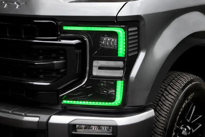 Oracle Lighting 2020-2022 Ford F-250/350 Super Duty ORACLE Dynamic ColorSHIFT(tm) Headlight DRL Upgrade Kit w/Switchback Turn Signals