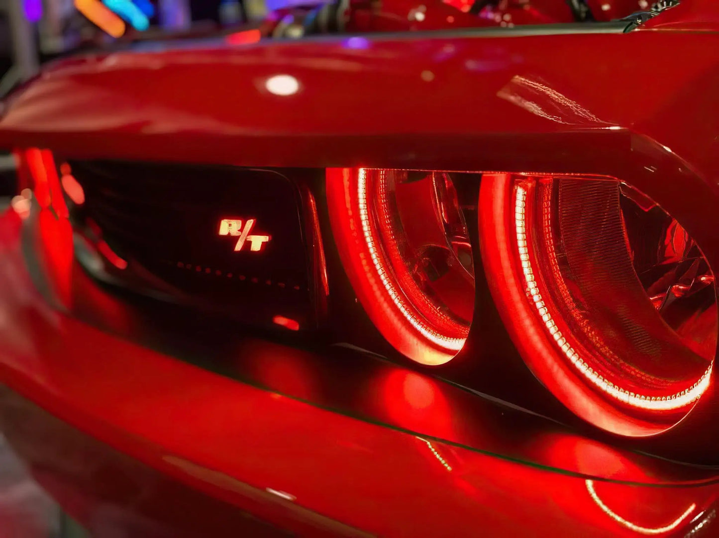 Oracle Lighting 2008-2014 Dodge Challenger Dynamic ColorSHIFT(tm) Surface Mount Headlight & Fog Light Halo Kit - COMBO by Oracle Lighting