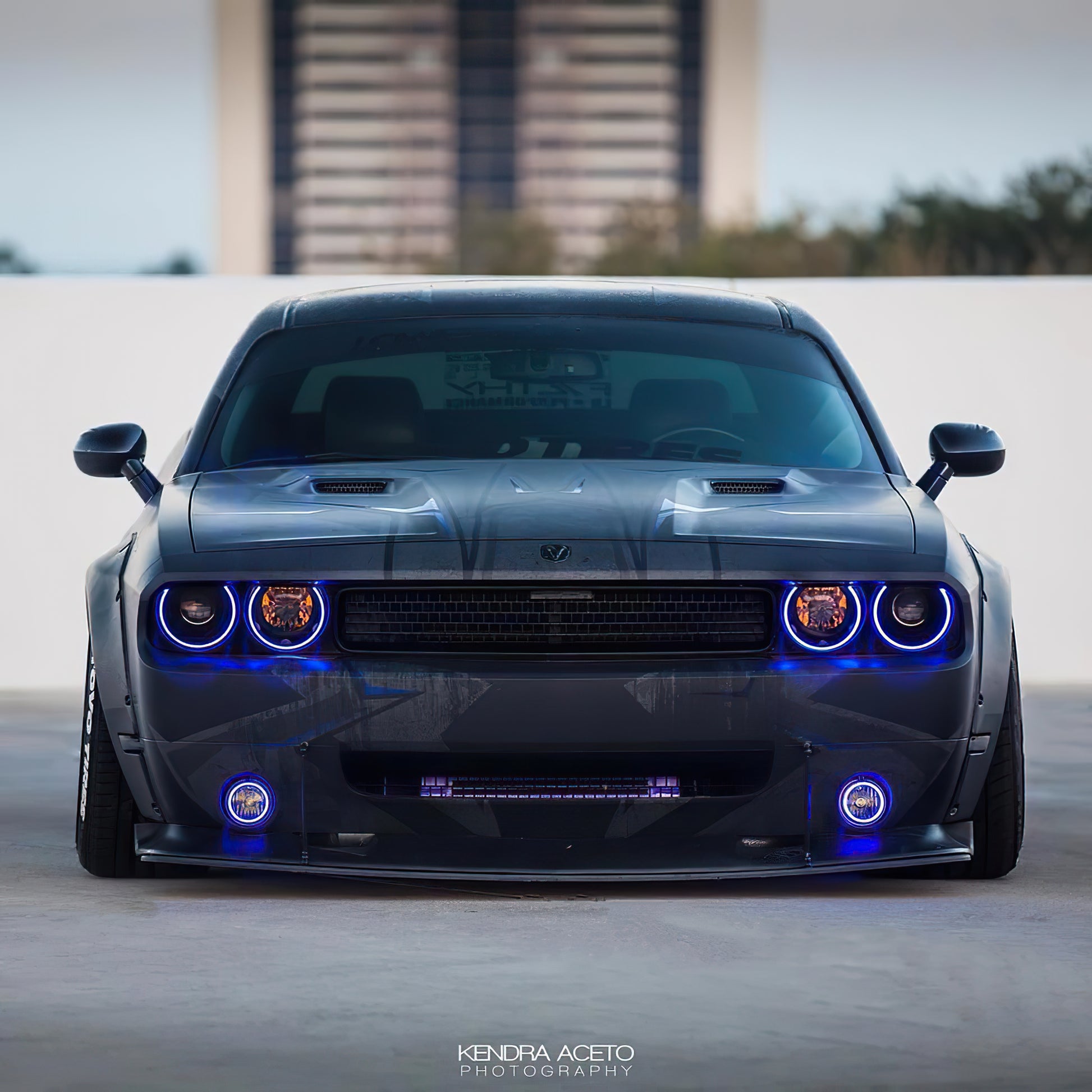 Oracle Lighting 2008-2014 Dodge Challenger Dynamic ColorSHIFT(tm) Surface Mount Headlight & Fog Light Halo Kit - COMBO by Oracle Lighting