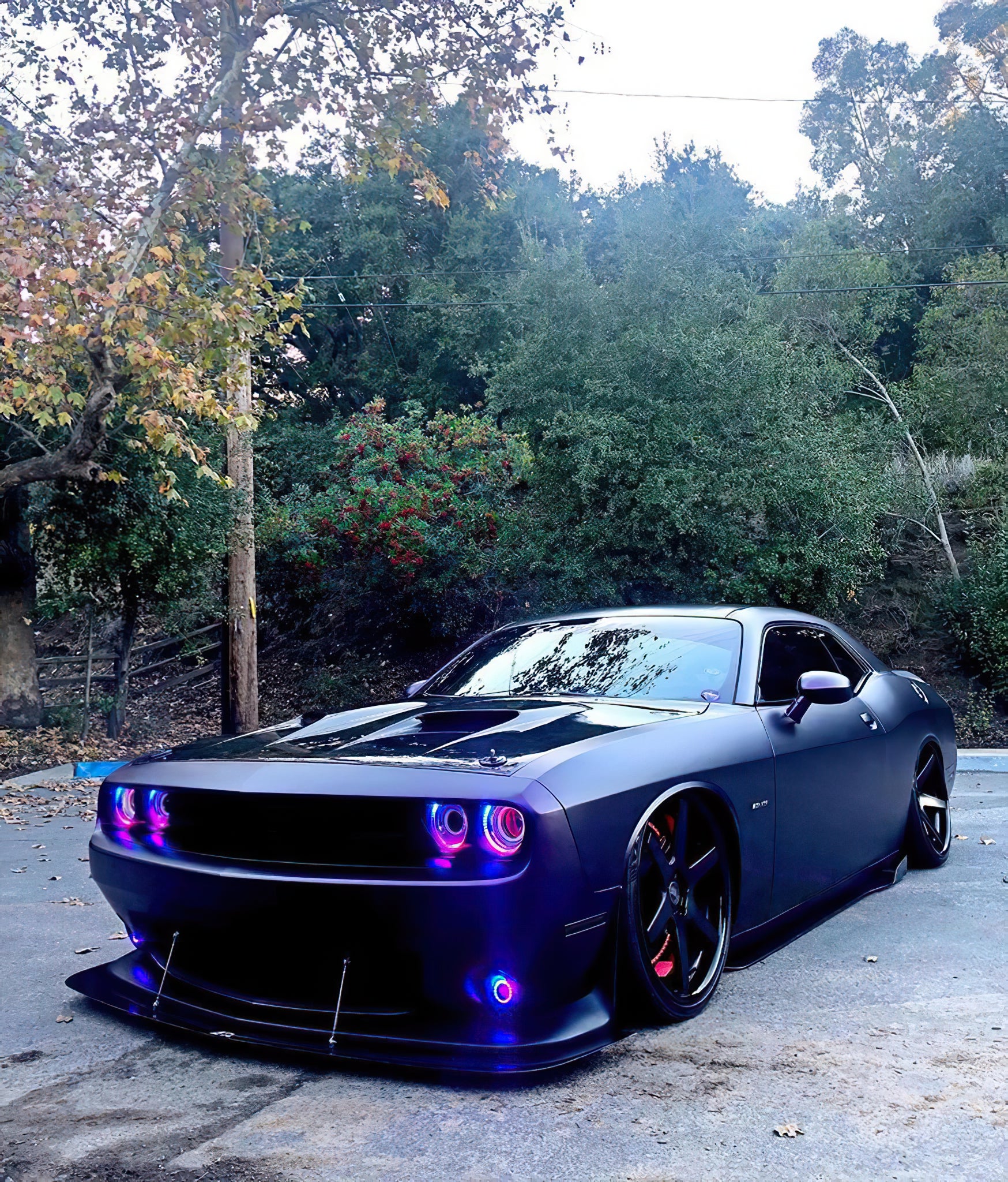 Oracle Lighting 2008-2014 Dodge Challenger Dynamic ColorSHIFT(tm) Surface Mount Headlight & Fog Light Halo Kit - COMBO by Oracle Lighting