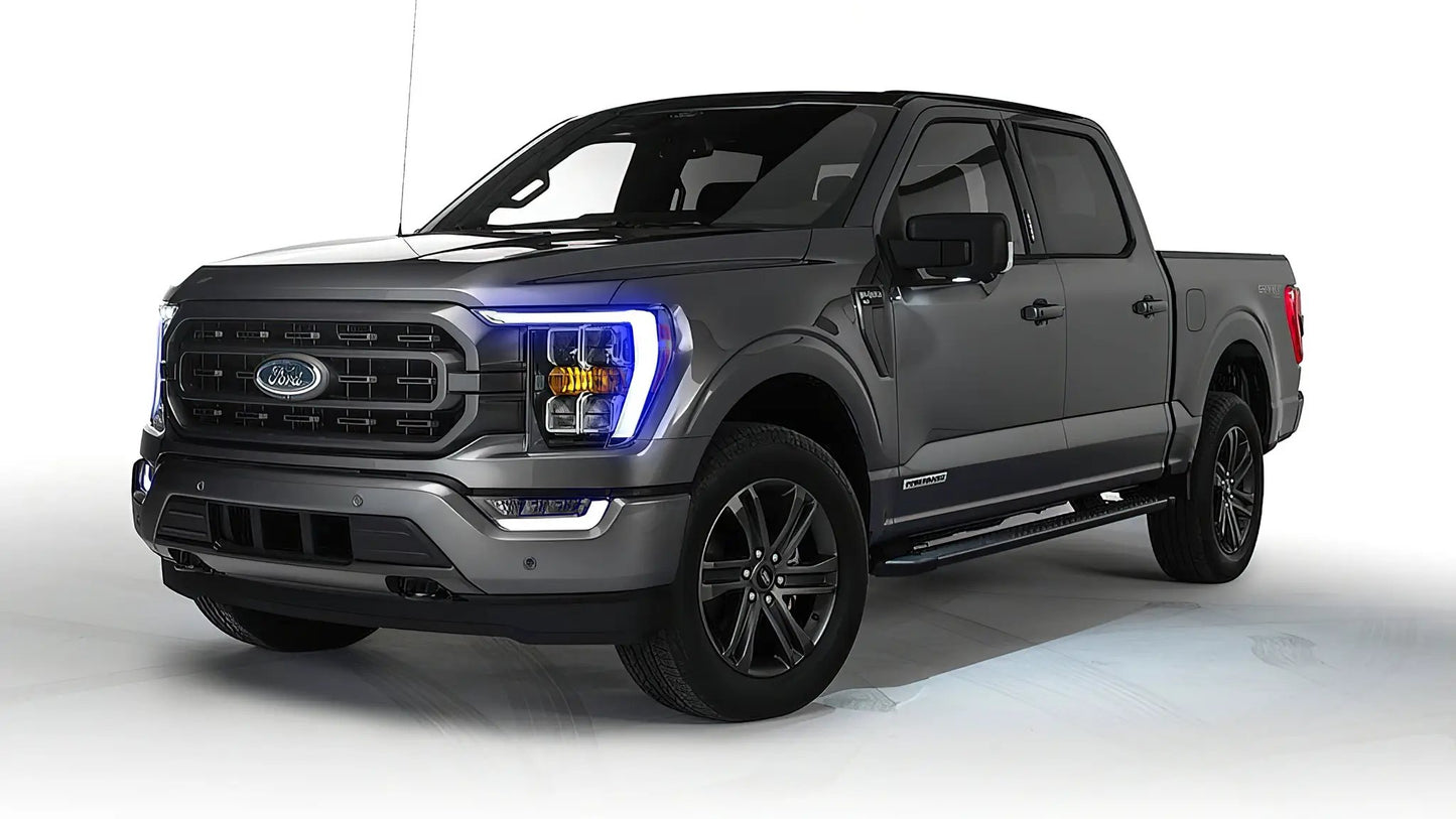 Oracle Lighting 2021-2022 Ford F-150 ColorSHIFT(tm) RGB+W Headlight DRL Upgrade Kit by Oracle Lighting