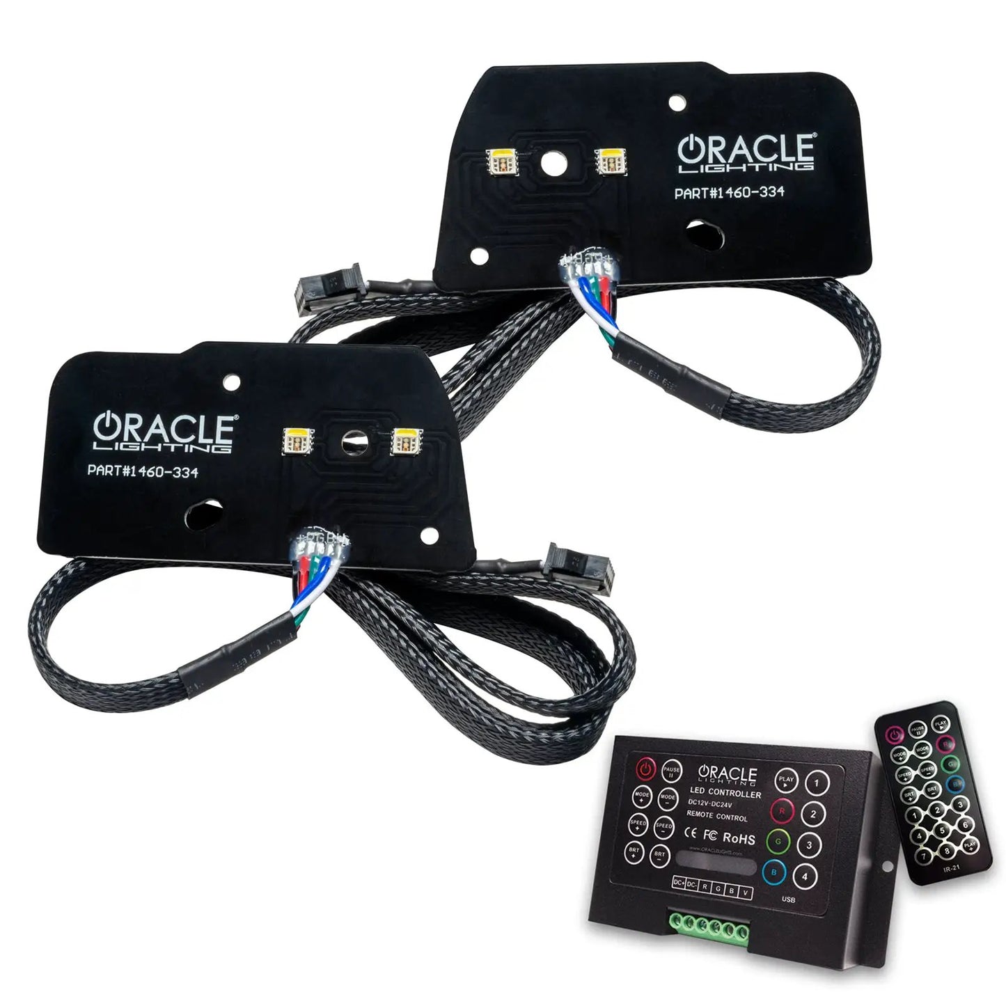 Oracle Lighting 2021-2022 Ford F-150 ColorSHIFT(tm) RGB+W Headlight DRL Upgrade Kit by Oracle Lighting